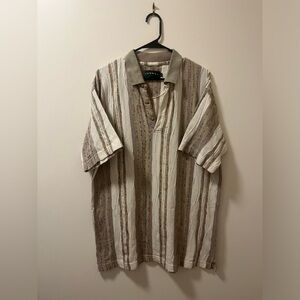 Vintage 90s Tundra Canada Cotton Polo Style Shirt Extra Large